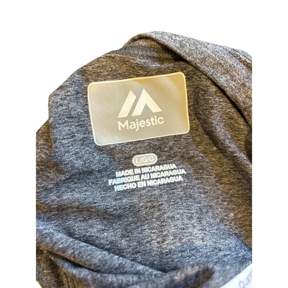 NWOT Colorado Rockies MLB Men's Majestic Gray Short Sleeve Shirt Size Large - Picture 2 of 2